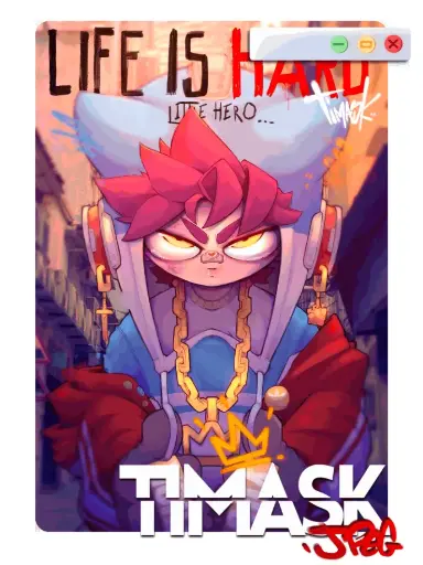 life is hard little hero